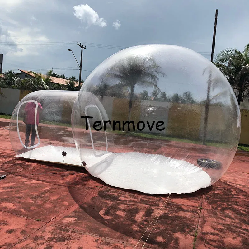 inflatable clear bubble tent inflatable dome bubble house for camping 3-4 bubble tree luxury tents transparent show room