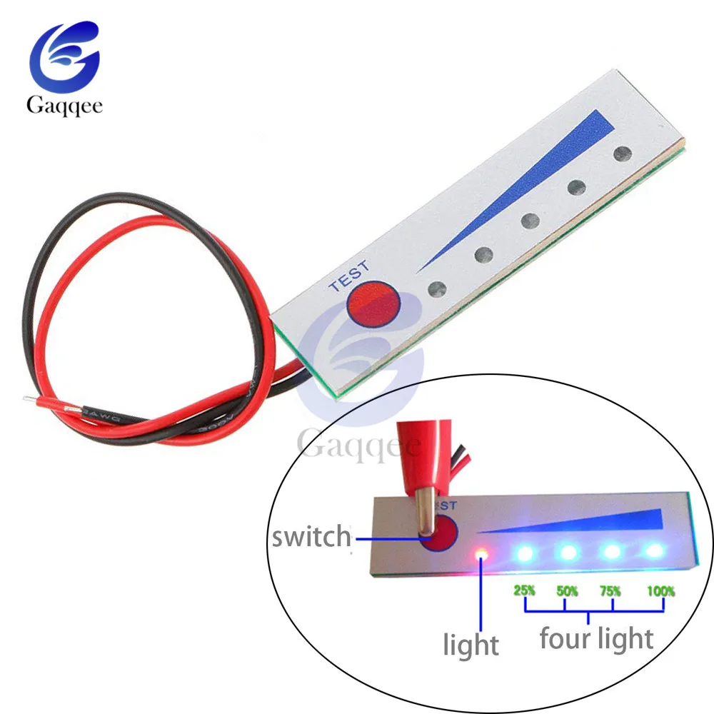 2S/3S/5S/6S 12V BMS 18650 Li-ion Lithium Battery Capacity Indicator PCB Module Battery Power Level Tester LCD Charge discharge