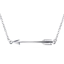 925 Sterling Silver Pendant Necklace Cupid's Arrow Charm for Man And Women Birthday Valentine's Day Gift Hot Sale