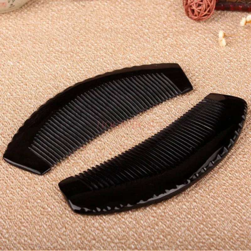 Natural Handmade Horn Comb Home Anti Static Hair Loss Straight Long Pure Gift Children Female Authentic Massage Combs For Elder