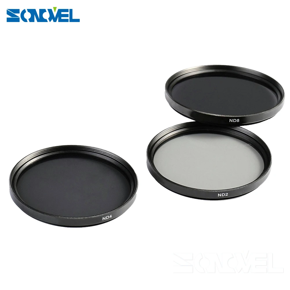 Filtro para lentes olympus densidade neutra nd2 nd4 nd8, 62mm, com 45mm f/1.2 pro
