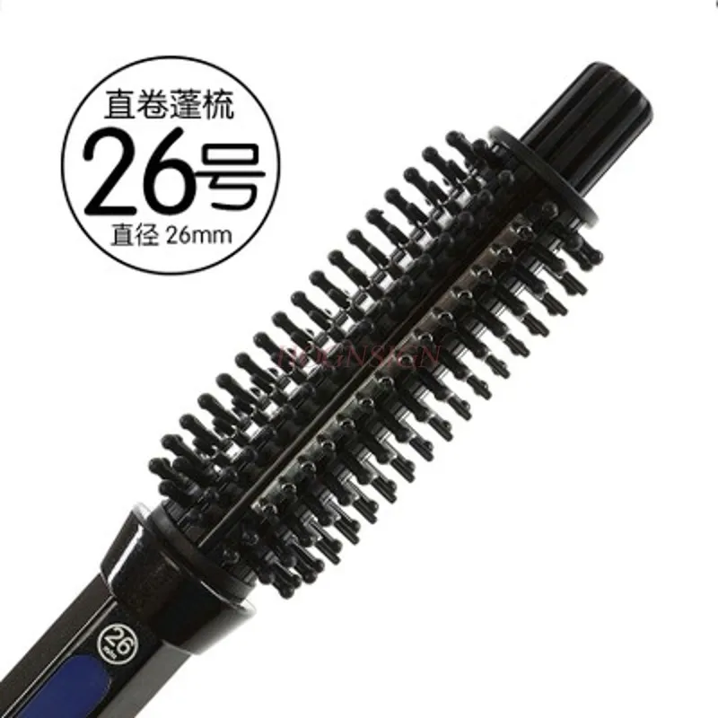 Anti-scalding Ceramic Electric Hair Comb Does Not Hurt Straight Round Bar Dual-use Men\'s Buckle Short Hair Pear Head Perm Sale