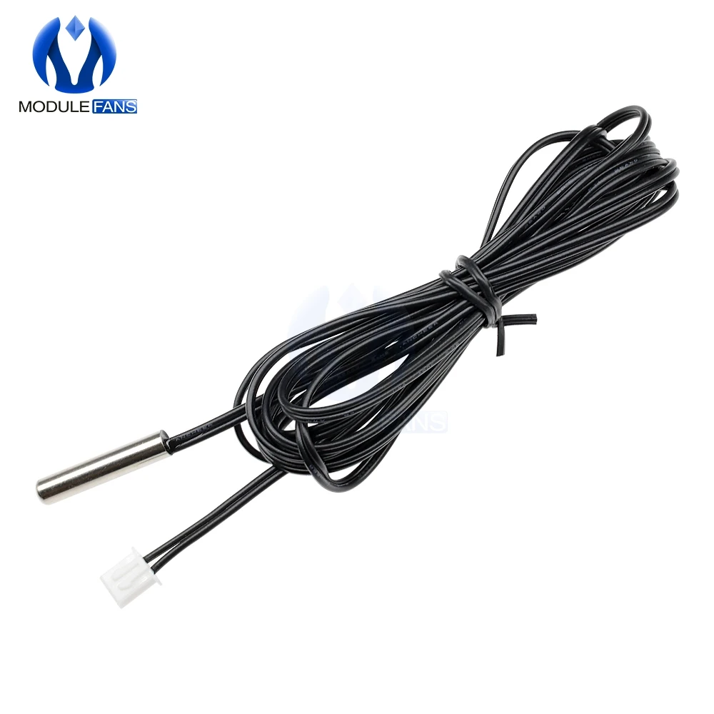 W1209 0,3 m 0,5 m 1m 2m 3m Wasserdichte Ntc Genauigkeit Temperatur Sensor 10K 1% 3950 draht Kabel Sonde Für Arduino W1401 – Detail 9