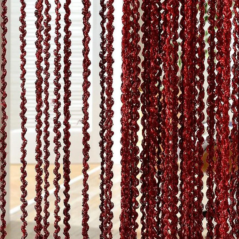 100 * 200cm Threaded Line Curtain Indoor Home Decoration Curtain Wedding Background Decorations Supplies