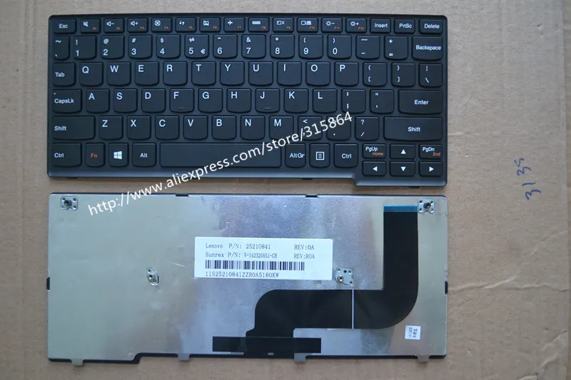 

US New laptop keyboard for lenovo IdeaPad Yoga11s s210 S215 English LAYOUT