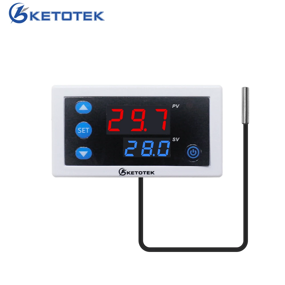 KT3003 Digital Thermostat Regulator Temperature Controller -55~120C Heating/Cooling Control 10A Relay Output Thermoregulator