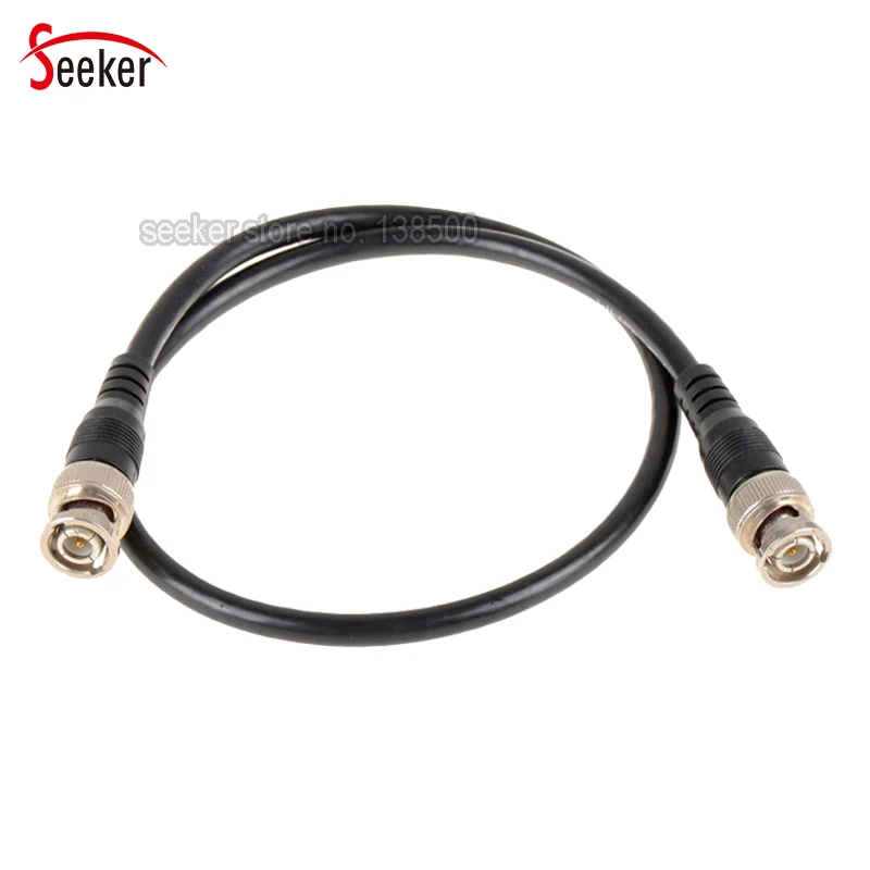 

50pcs CCTV Accessories 0.5M BNC Extension Cable Male to Male Connector RG59 Coaxial Cable for Security Cameras System