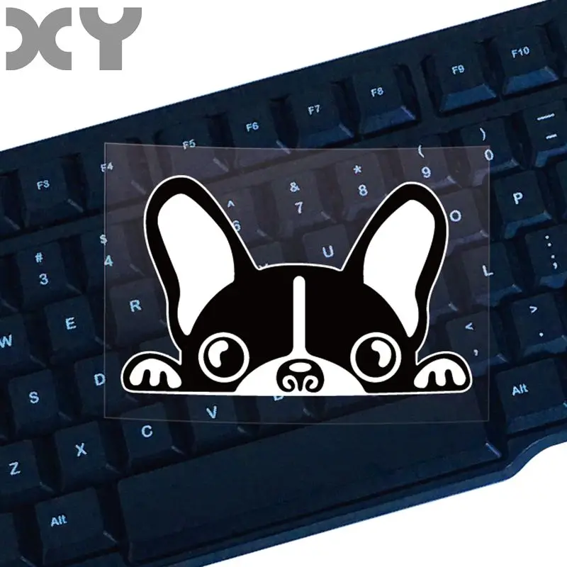 XY الفرنسية البلدغ شاحنة السيارات ملصق مائي عاكس نوع دراجة نارية مضحك سيارة الفينيل ملصقات قطرة الشحن