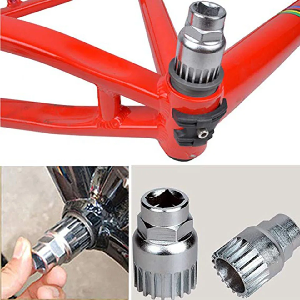 Mountain Bike Bicycle Crank Extractor Bottom Bracket Remover Removal Repair Tool For Shimano Adjustable Spanner