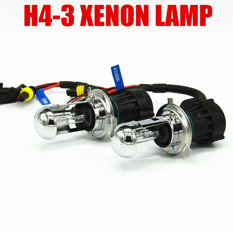 

12V XENON H4 дальний ближний свет скрытый H4-3 автомобиль 55w 4300K 6000k 8000k 10000K лампы для фар