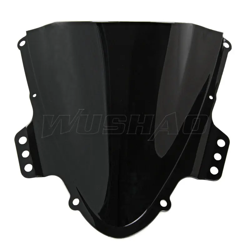 Motorcycle Double Bubble Windshield Windscreen Screen For 2005 2006 Suzuki GSX-R1000 GSXR1000 GSXR GSX-R 1000 K5 K6 Black