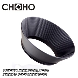 Camera Lens Hood Metal Wide Angle 30mm 30.5mm 34mm 37mm 39mm 40.5mm 43mm 46mm horn Type For 10mm 20mm wide-angle Lens