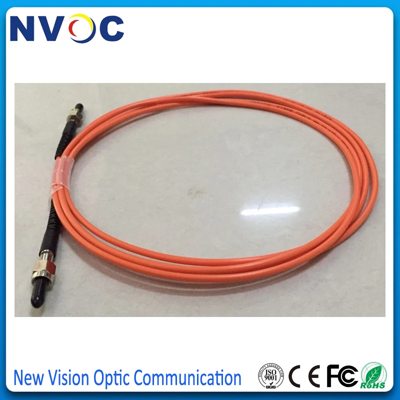 SMA-SMA905/FC OM2 MM(62.5/125) 심플렉스 1M,PVC 재킷, 3.0mm SMA 세라믹/금속 페룰 광섬유 광섬유 패치 코드 케이블 커넥터