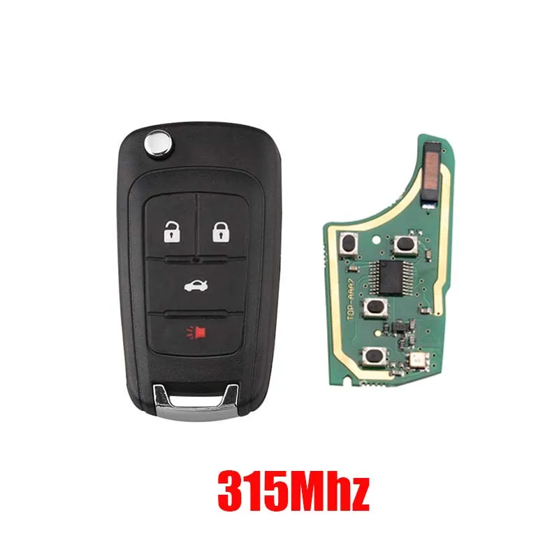 QWMEND 2/3/4/5 pulsanti telecomando portachiavi per auto per Chevrolet OHT01060512 315Mhz per Chevrolet Aveo Cruze Orlando con Chip ID46