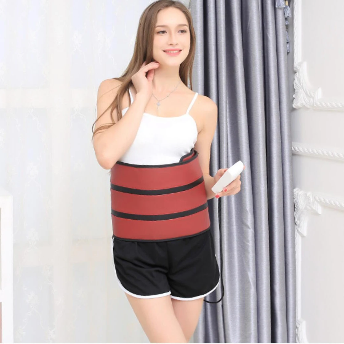 Electro Heating EMS Stimulation Smart Lose Weight Far Infrared Massage Belt Vibration Slimming Machine Fast Thin Belly