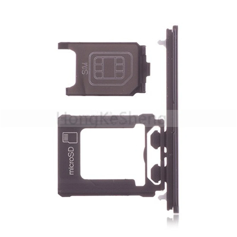 OEM SIM Card Tray + SIM Card Cover Flap for Sony Xperia XZ Premium  XZP G8142 G8141