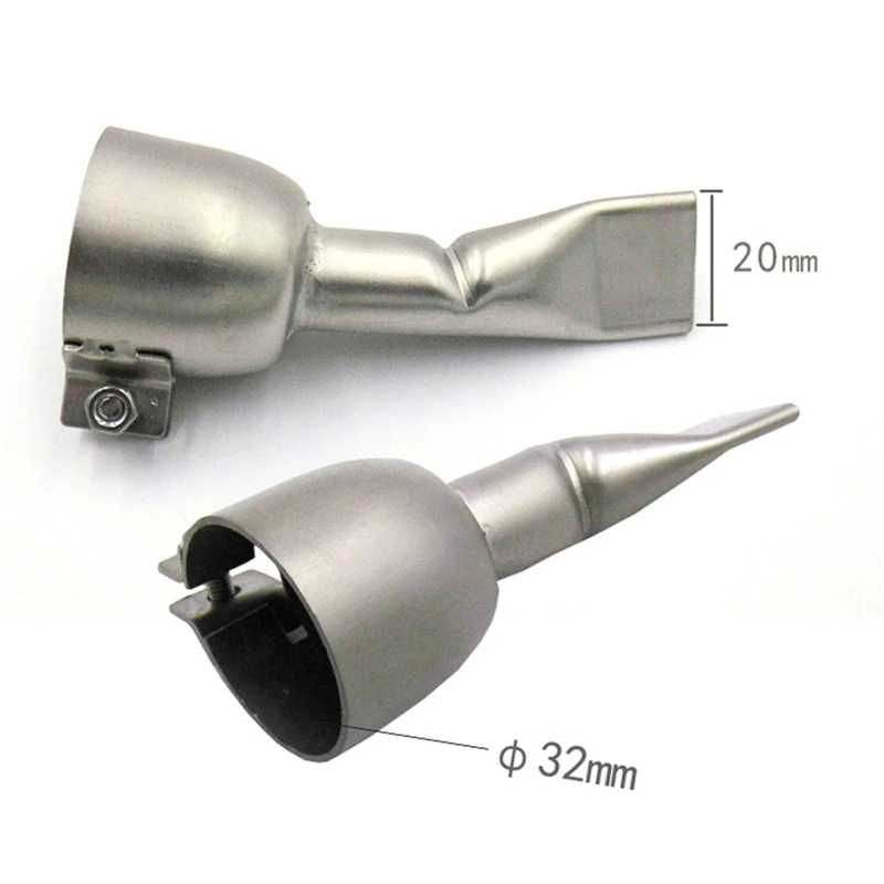 HOT-20mm Welding Nozzle Wide Angle Flat Slit For Hot Air Plastic Welder Heat Nozzle Plastic Welding Torch Accessories