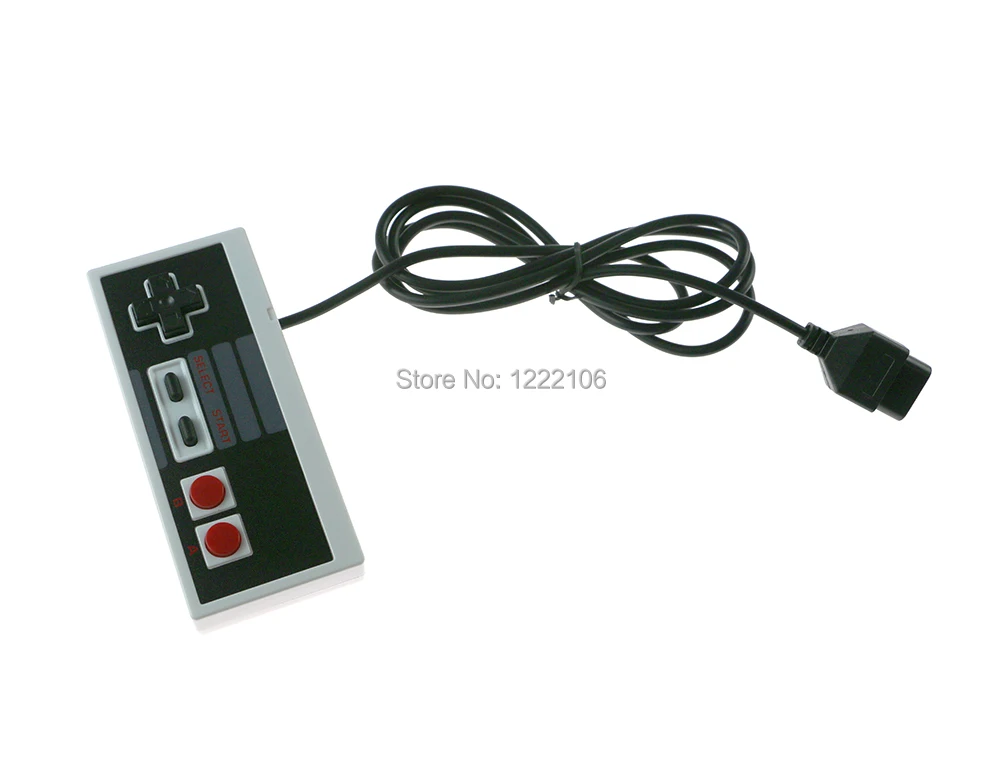 1 قطعة وحدة تحكم كلاسيكية ساخنة ألعاب الألعاب JoyStick Joypad لـ NES NTS (ليست لـ PAL) وحدة تحكم النظام النمط الكلاسيكي