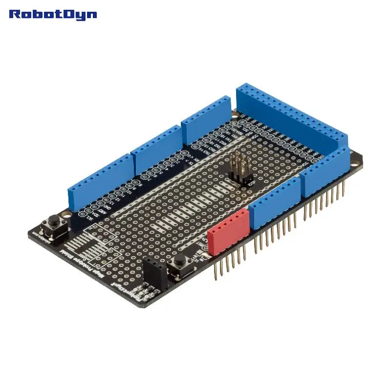 Prototypowa tarcza Mega dla Arduino Mega (zmontowana)