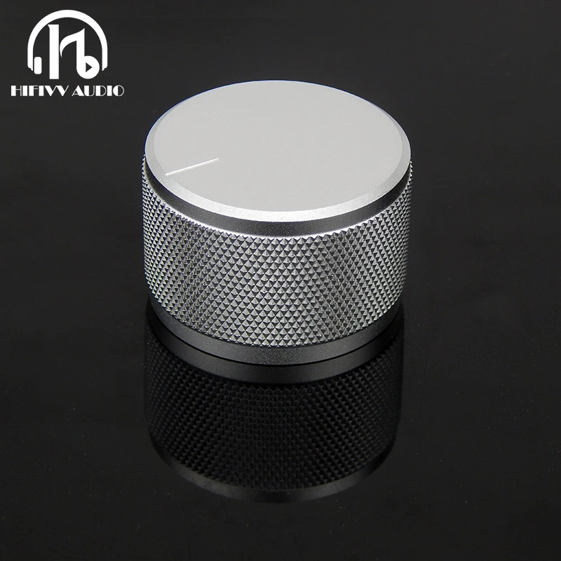 Алюминиевая ручка громкости 1 шт. диаметр 38 мм высота 25 мм усилитель Потенциометр ручка