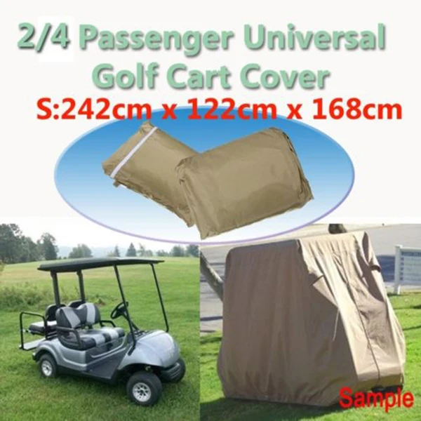 Waterproof Golf Cart Cover Rain 2/4 Passenger for Club -GO Model - Size S L