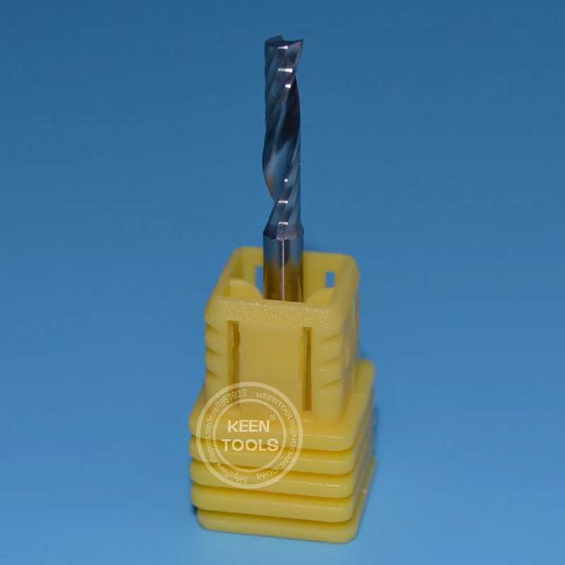 EM3.15mm(H2) Carbide Steel Single One Flute Spiral Drill End Milling Cutter Bits For Acrylic,PVC High Quality