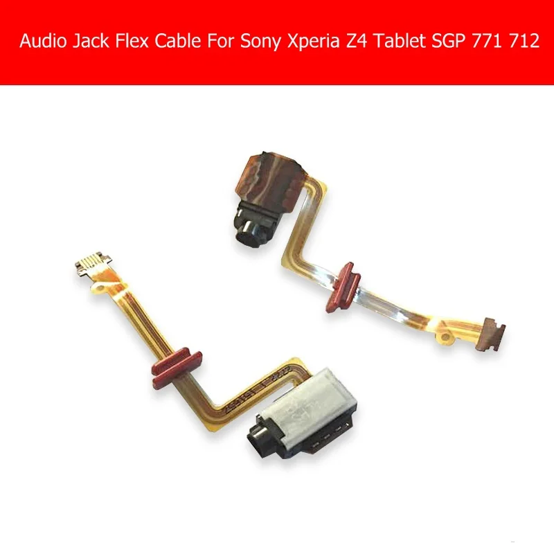 

Weeten Genuine headphone Audio Jack flex cable For Sony Tablet Z4 Ultra Sgp 771 712 earphone port flex cable ribbon replacement