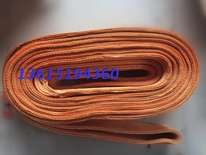 40T4M driving 40t4m polyester flat webbing sling sling hoisting belt 40 tons and 4 meters lifting sling Shuangkou