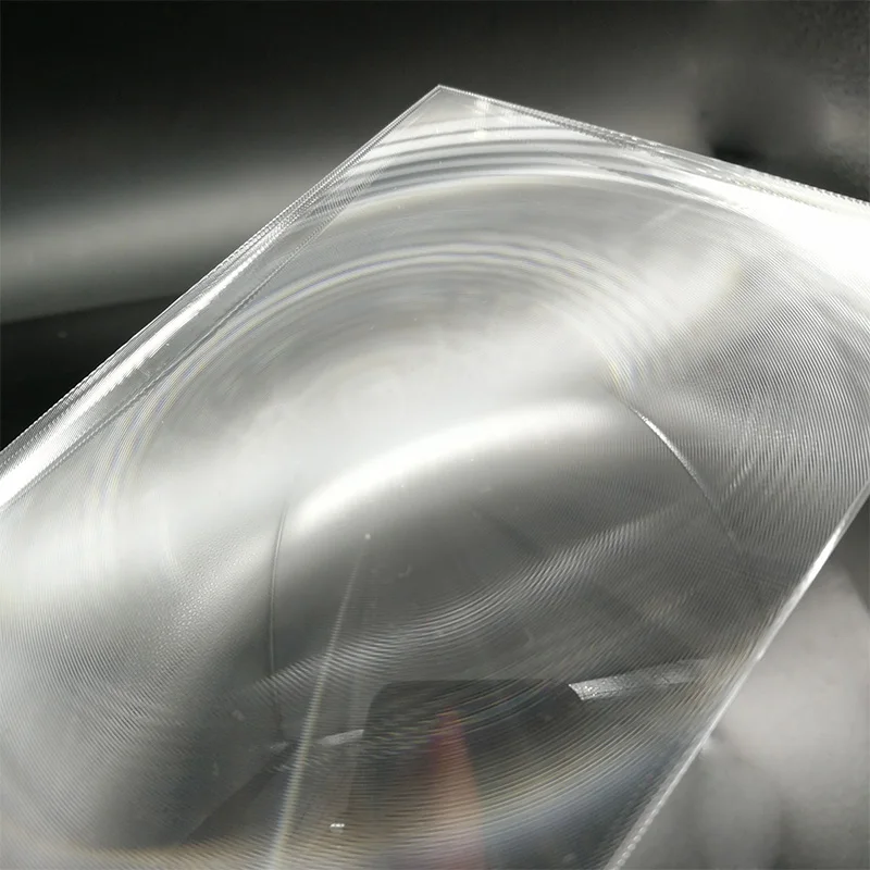 Lente fresnel de 250*250mm, comprimento focal 200/300/400mm para projetor diy, difusor plano, lente acrílica led