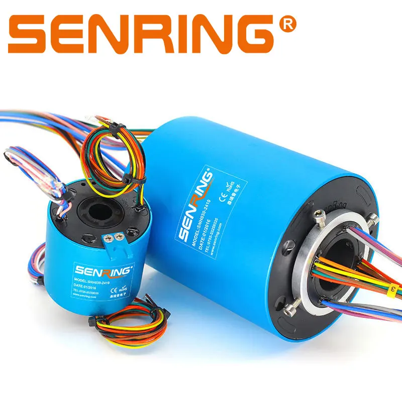 

Electronic Conductive Slip Ring with Hole Size 30mm OD99mm for Transmitting 6/12/24 Wires 2A 5A 10A Power Current