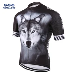 KEMALOCE Cycling Jersey 2022 Wolf Pro Unisex Cyclist Sport Original Summer Men Bike Wear Novelty 3D Printed Cycling Shirt Kits