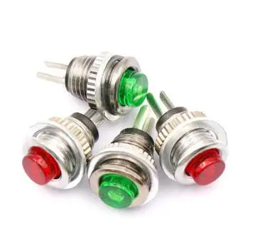 20PCS Subminiature Button Switch Micro Push Button Switch DS - 101 Red/Green