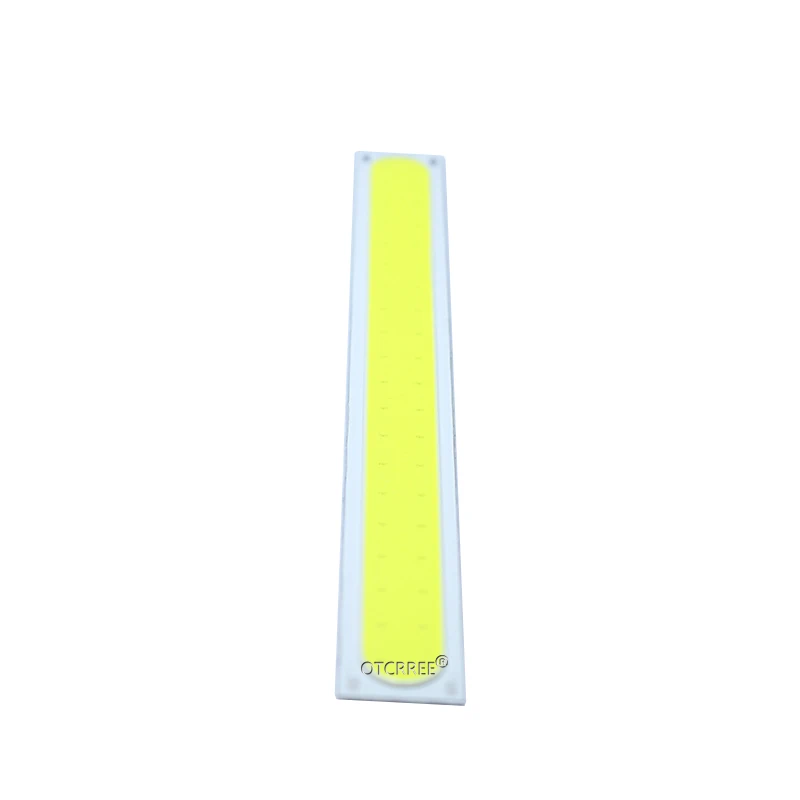 1 sztuk 14015 140*15mm LED COB źródło światła taśmy 12V DC 5W 500LM zimny biały dioda LED typu FLIP-Chip dla DIY jazdy dziennej lampa światła