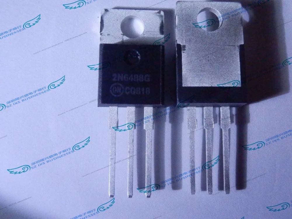 10PCS/lot  2N6488G 2N6488 TRANS NPN 80V 15A TO220AB