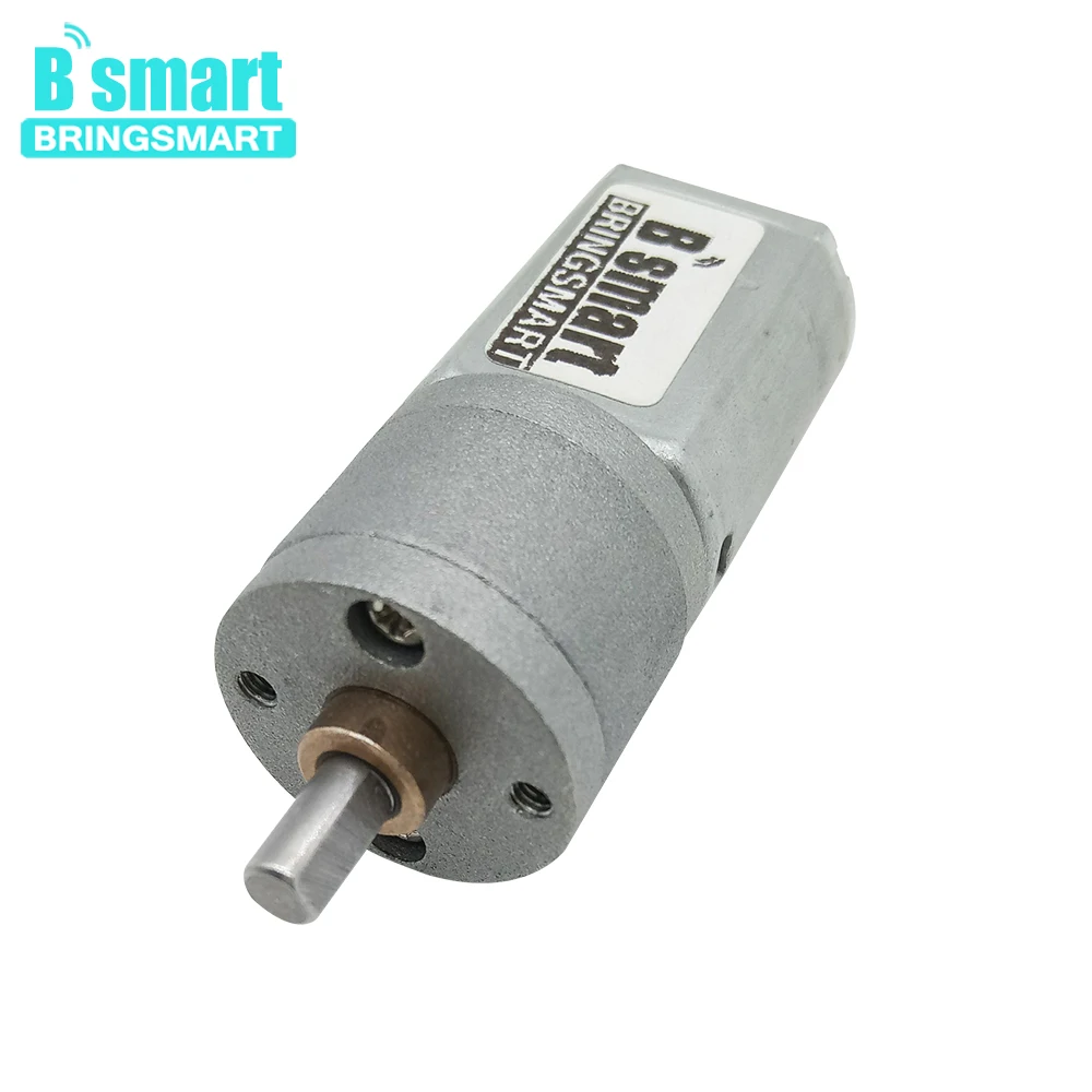 Bringsmart JGA20-130 Low Speed Reductor 12-288rpm 12v Mini Motor With Gearbox Motor DIY Model 6v Micro Electic Motor Wholesales