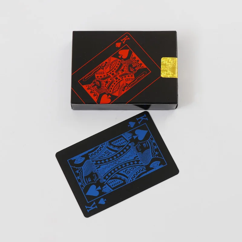Plastic Playing Cards For Magic Tricks Poker Cards Iskambil Destesi Karty Do Gry PVC Waterproof 54pcs Deck Poker Card Box-packed