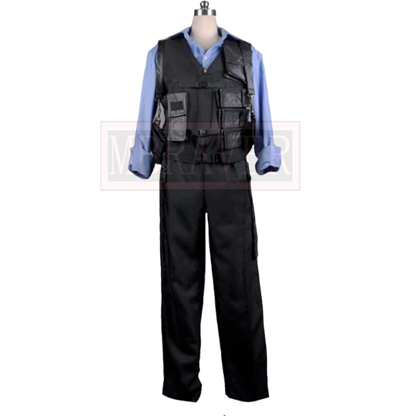 Leon Scott Kennedy Cos Cosplay Costume Halloween Uniform Outfit Custom Made Any Size