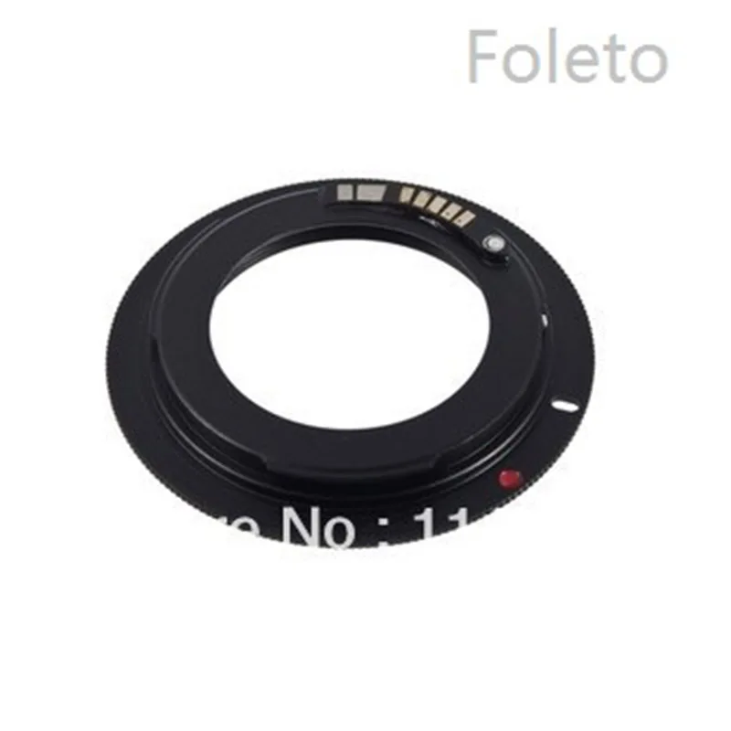 Foleto AF Camera M42 E  Black  AF Confirm Mount Adapter For M42 Lens to For Canon EOS EF Camera EOS 5D / EOS 5D Mark II / EOS 7D