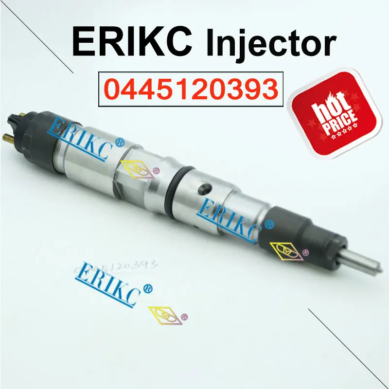 

ERIKC 0 445 120 393 Common Rail Diesel Injector 0445120393 Fuel Injection Type Diesel Oil Part 0445 120 393 For FAW 1112010630