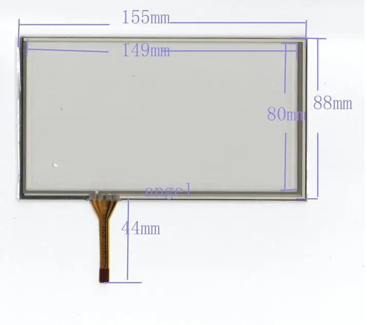 ZhiYuSun KDT-1743 155mm*88mm New 6.2 Inch Touch Screen for 6.2 GPS the GLASS is 155*88 for HSD062IDW1