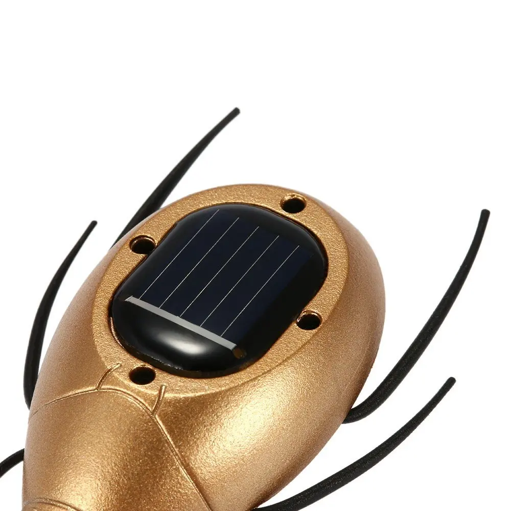 Cute Solar Scarab Magic Solar Powered Scarab Insect Solar Toys para niños