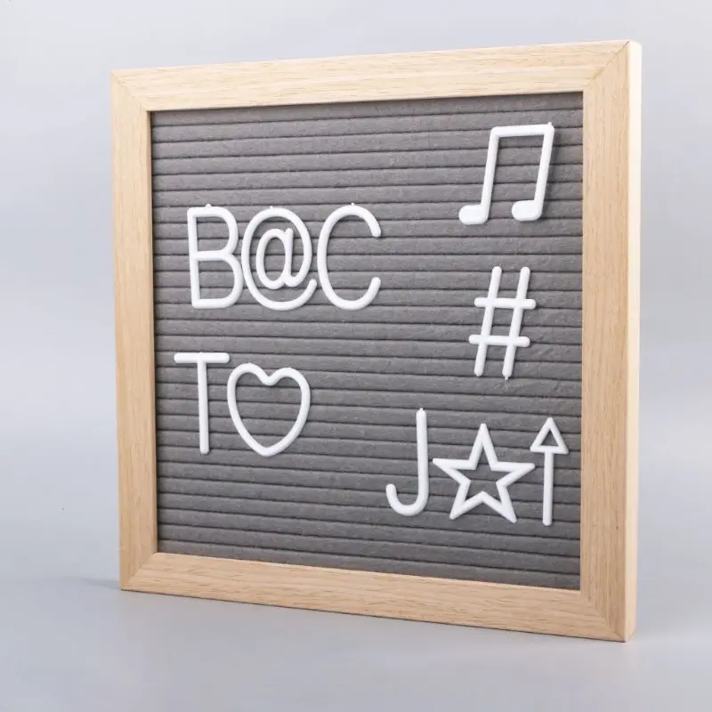 ตัวอักษรสำหรับ Felt Letter Board 200ชิ้นตัวเลขสำหรับกระดานจดหมายเปลี่ยนได้