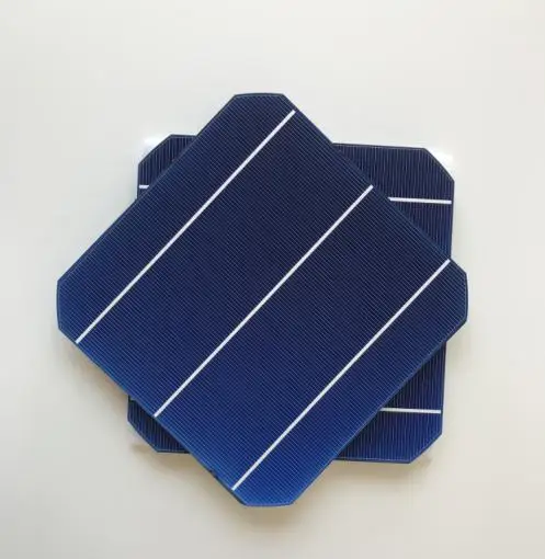 100pcs Mono Crystalline Solar Cell 156mm*156mm 4.9W High Efficiency Grade A 6'x6'Solar Panel Cells DIY Solar Module