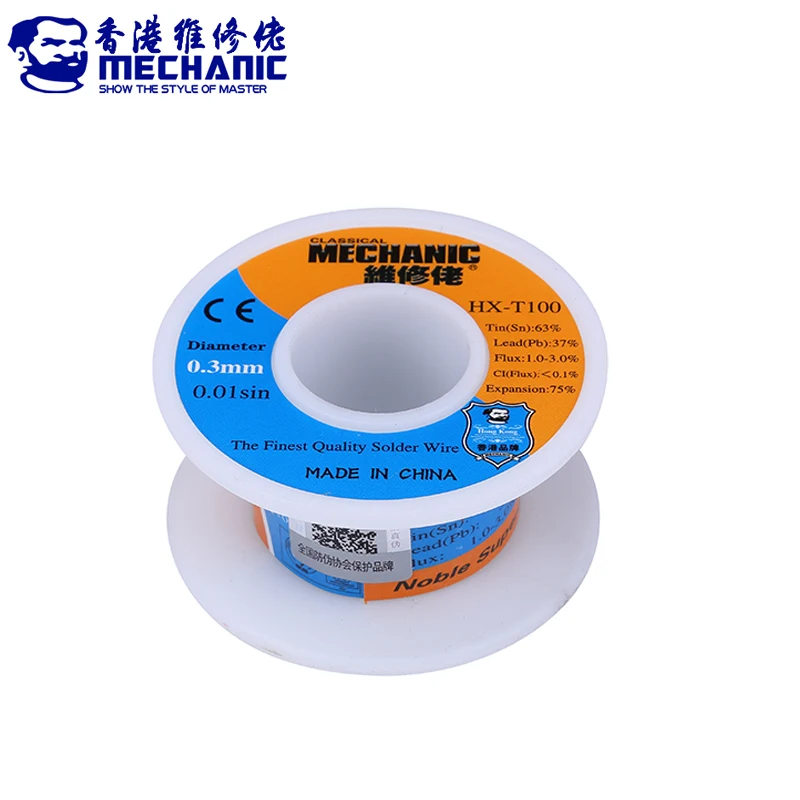 MECHANIC Rosin Core Soldering Solder Wire 0.3mm 55g Low Melting Point Soldeer Tin Wire BGA Welding Repair Tools