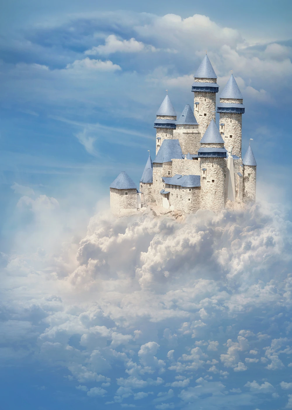 Capisco photography background Fantastic clouds Sky castle fairy tale style backdrop Photo studio camera fotografica