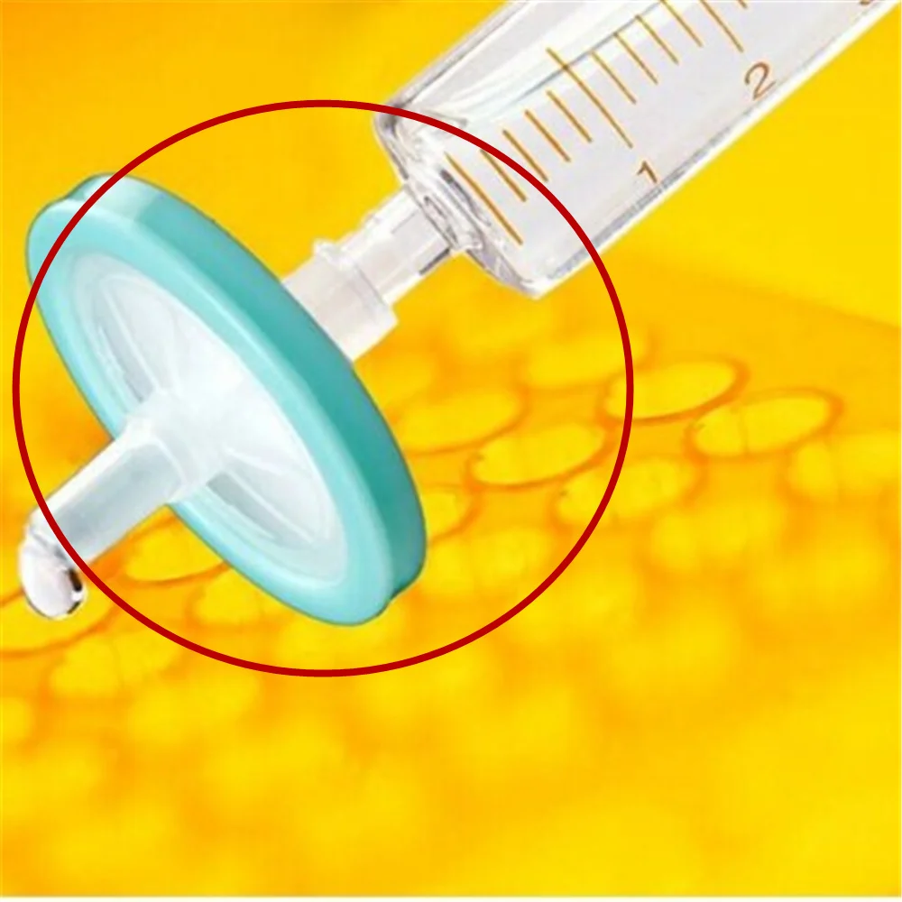 100pcs mixed cellulose aqueous Syringe Filter ,13MM,0.45um,Syringe-driven Filter,Disposable Needle Filter