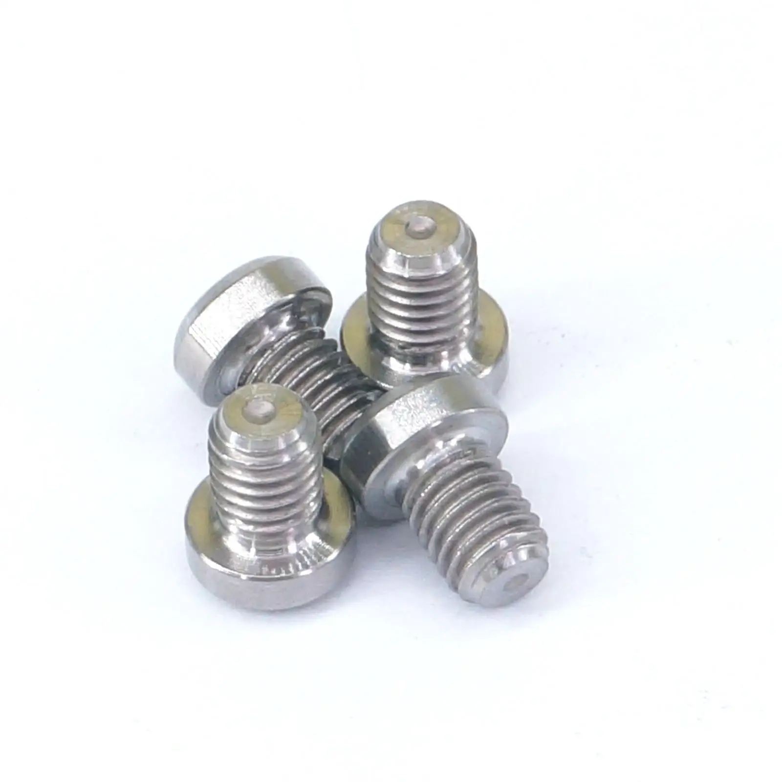 4 PCS M5x6.5mm Ti GR5 Titanium Screw Bolts For Bicycle Crankset