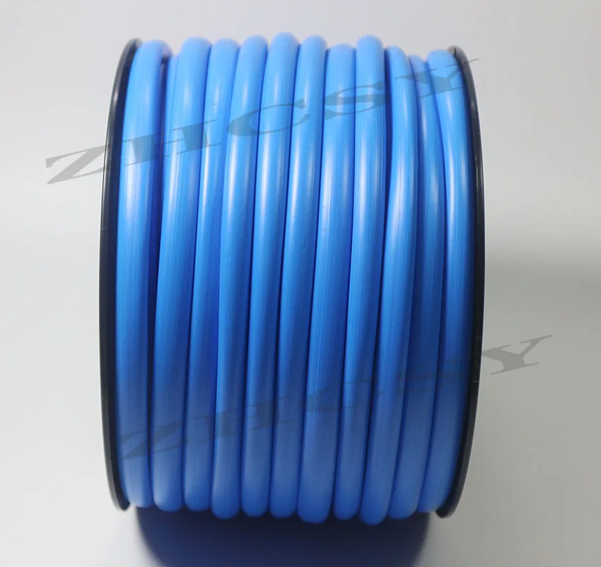 Free shipping blue color PVC tube PVC sleeve for tube printer, wire marking machine ,cable ID printer, electronic lettering