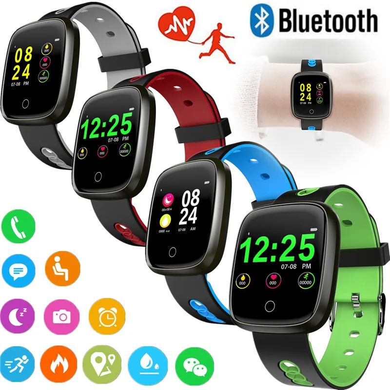 Men Women Sports Smart Watch Wrist Bracelet Heart Rate Blood Pressure/Oxygen Monitor Fitness Tracker for Android iOS