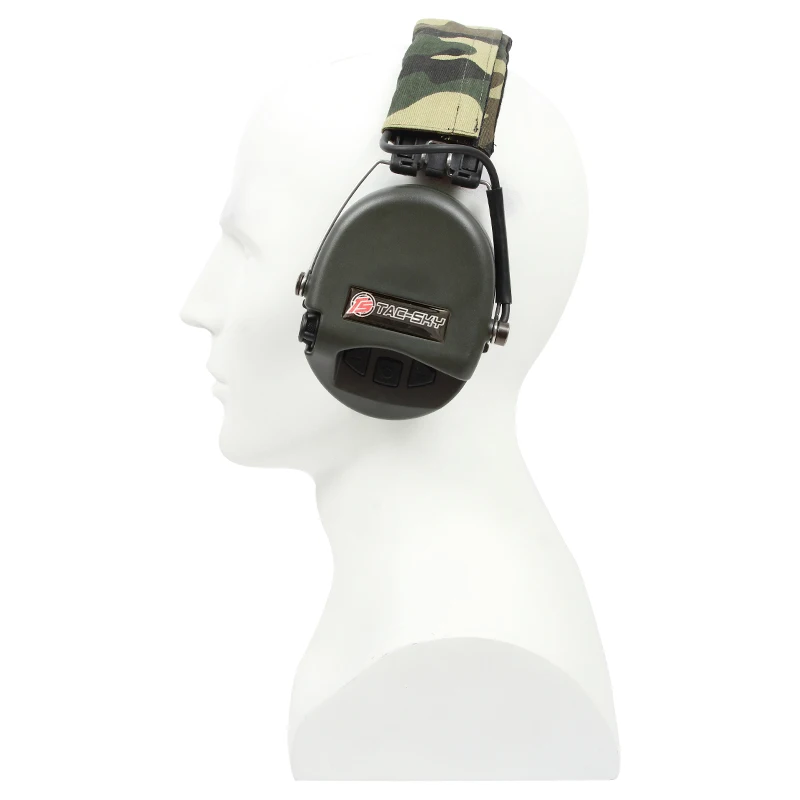 TAC-SKY SORDIN IPSC ซิลิโคน Earmuff รุ่นป้องกันป้องกัน Earmuff NOISE Reduction รถกระบะหูฟัง-FG